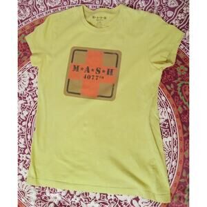 Vintage MASH 4077th TV Show T-Shirt Distressed Logo Graphic SZ Youth L Women's S
